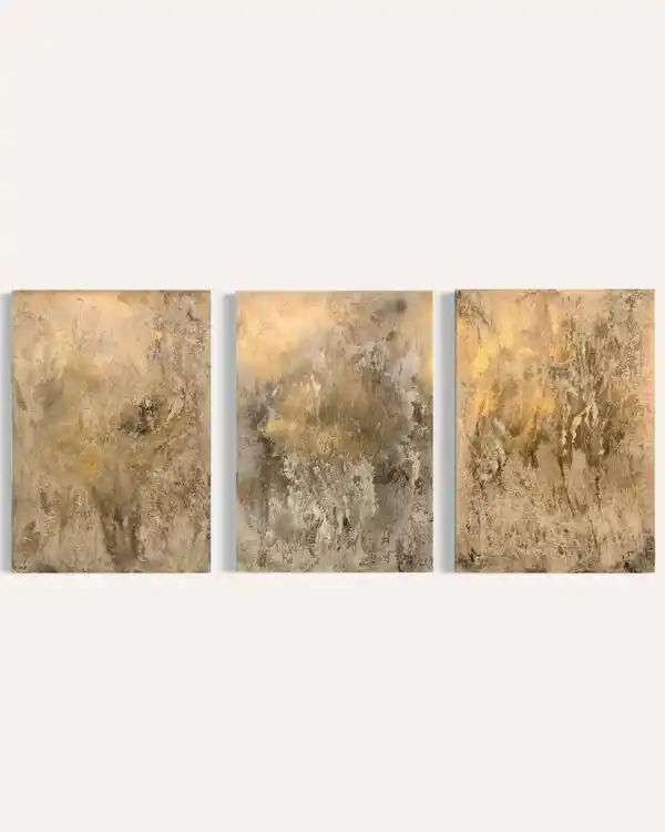 Evelyn Rosenberg Walsh - Tríptico Técnicas Mixtas con Aerosol