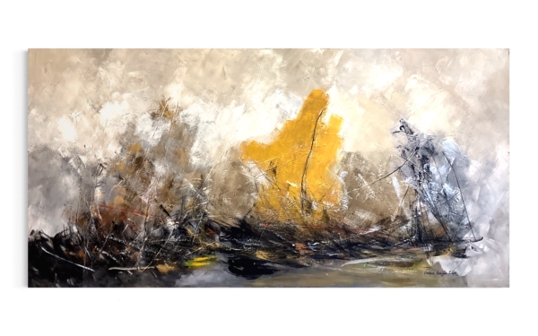 Verónica Rodríguez - Abstracto Amarillo