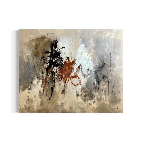 Pía Cortés - Abstracto en tela 02