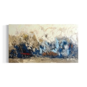 Verónica Rodríguez - Abstracto Azul Rojo II