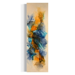 Evelyn Rosenberg Walsh – Colores, tinta al alcohol 38×122 cm, Galería Arte Marco