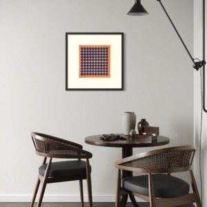 Jaime Urbina – Azul sobre naranjo