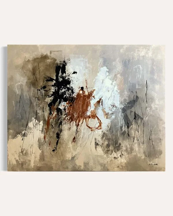 Pía Cortés - Abstracto en tela 02