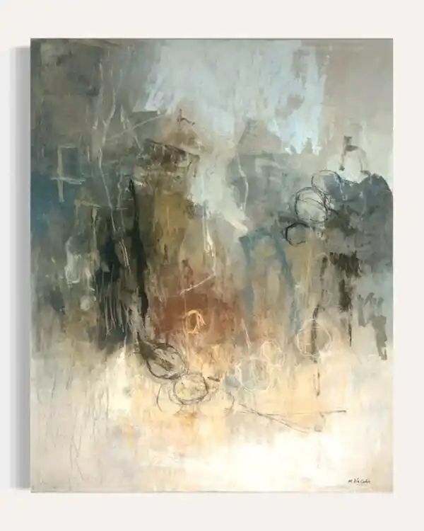 Pía Cortés - Abstracto en tela 04